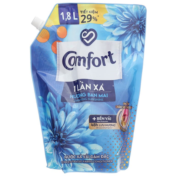 103CFO COMFORT Đậm Đặc 1 Lần Xả Hương Ban Mai 1800ml/4 túi