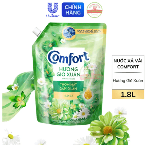 103COMFORT TN Thanh Khiết Hương Hoa Linh Lan & Kiwi 1.7L/4 túi