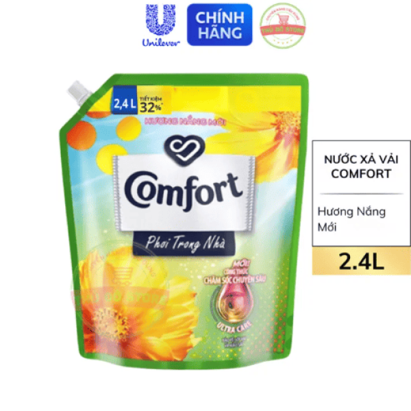 103CFO COMFORT CSCS Phơi Trong Nhà Hương Nắng Mới 2.4L/4 túi