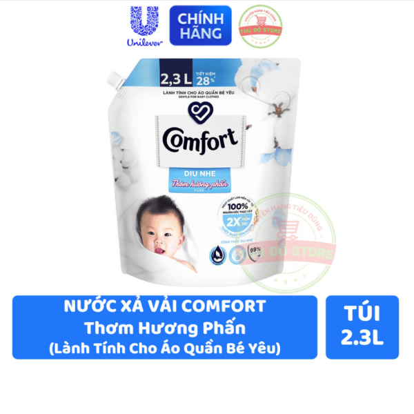 103CFO COMFORT NX Mềm Vải Dịu Nhẹ Thơm Hương Phấn 2.3L/4 túi