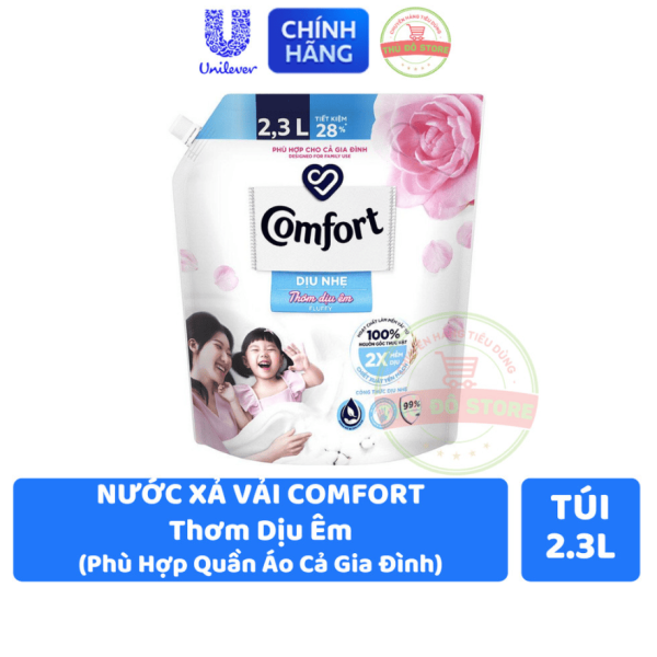 103CFO COMFORT NX 1Lần Xả Dịu Nhẹ Thơm Dịu Êm 2.3L/4 túi