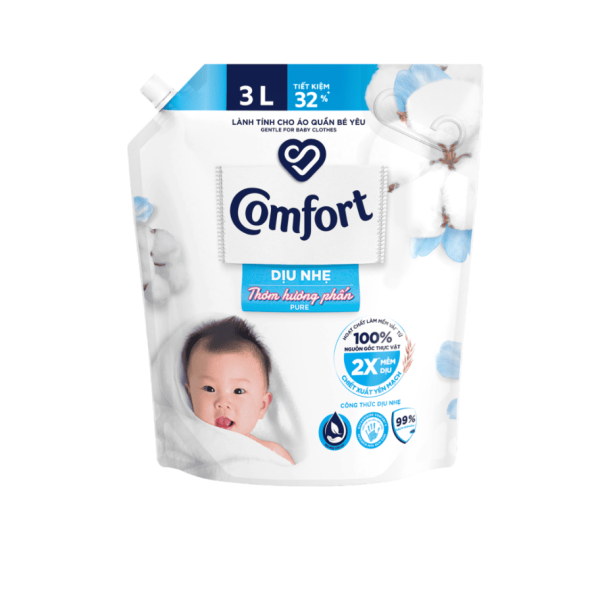 103CFO COMFORT NX Mềm Vải Dịu Nhẹ Thơm Hương Phấn 3L/4 túi
