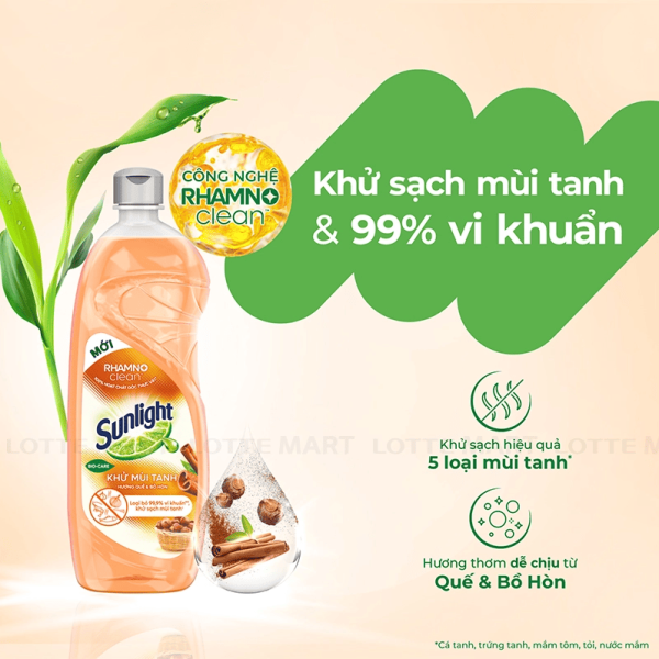 104SUN SUNLIGHT NRC Hương Quế 750g/15 Chai