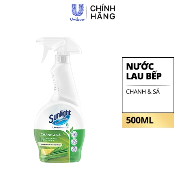 105SUNLIGHT Nước Lau Đa Năng Chanh & Sả 500ml/12 chai