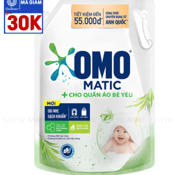 101OMO NG MG cho quần áo bé yêu 2.8kg/4 túi
