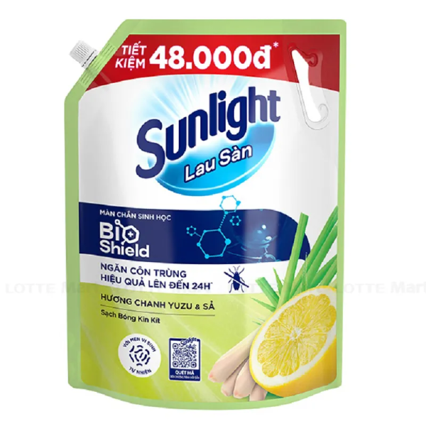 105SUN NLS BIOSHIELD Hương Chanh Yuzu & Sả 3.4kg/4 túi