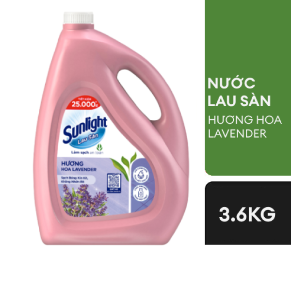 105SUNLIGHT NLS Tinh Dầu Thảo Mộc H Hoa Lavender 3.6kg/3 chai