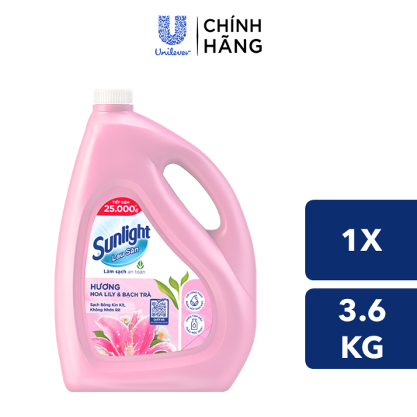 105SUN SUNLIGHT NLS TD Thảo Mộc Hương Lily & Bạch Trà 3.6kg/3 can
