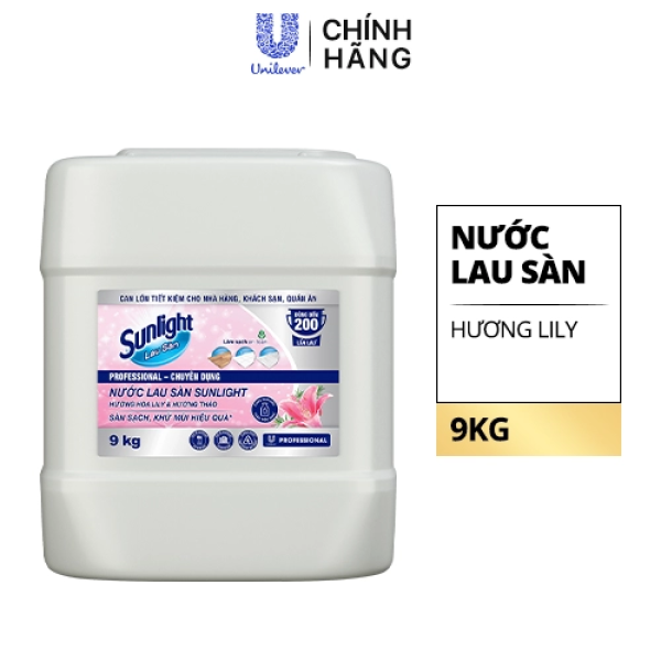 105Sunlight NLS Tinh Dầu T.Mát Hương.Lily Chuyên Dụng 9kg/1 can