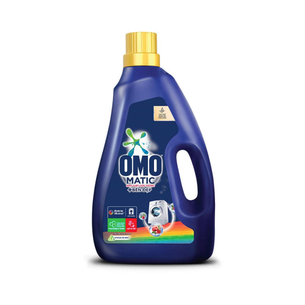 101OMO Nước Giặt MG Cửa Trước Giữ Màu 2.3kg/4chai