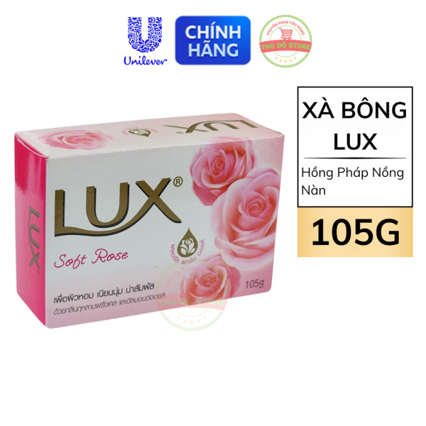 106LUX xà bông cục Hương Hồng Pháp Nồng Nàn 105g/96 bánh