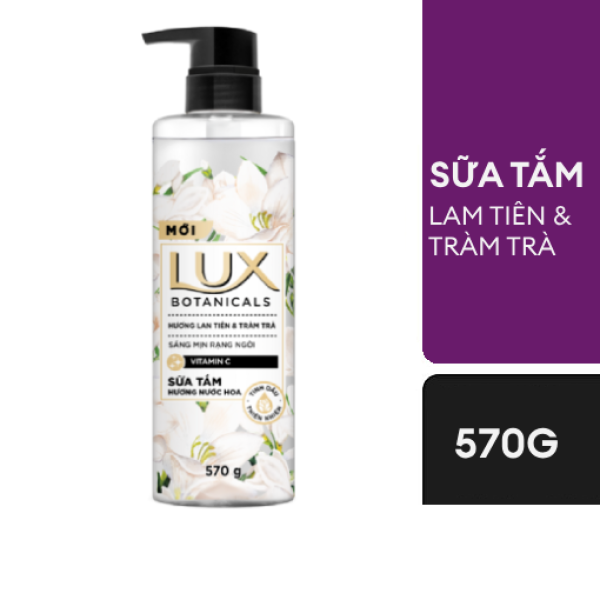 106LUX Sữa Tắm Botanicals Hương Lan Tiên &Tràm Trà 570g/12 chai