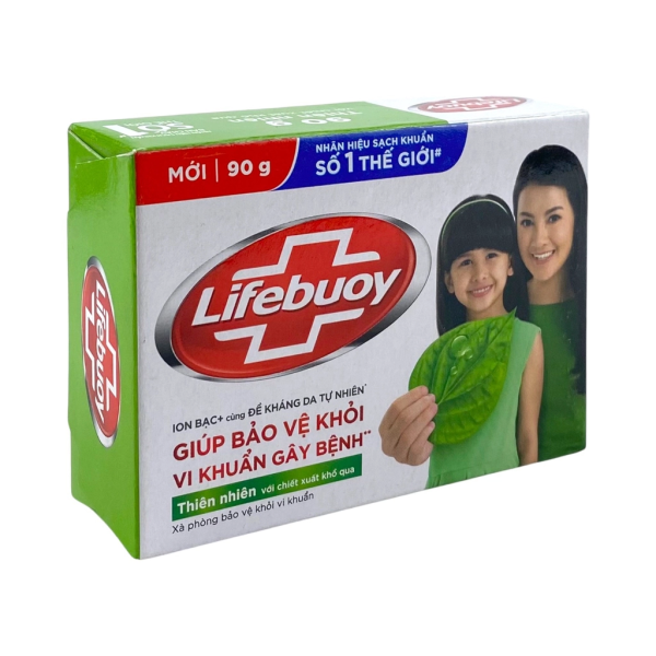 107LFBxà bông cục thiên nhiên 90g/72 bánh-bánh