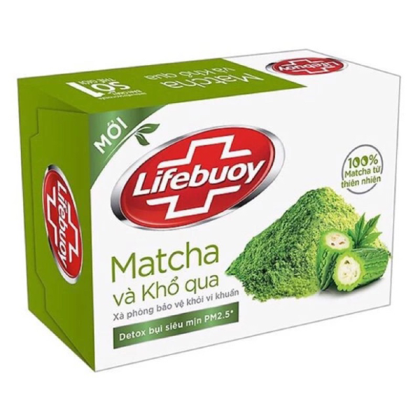 107LFB LIFEBUOY Xà Bông Cục Matcha & Khổ Qua 125g/72 bánh