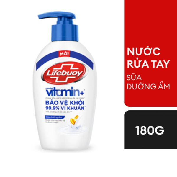107LFB nước rửa tay sữa dưỡng ẩm 180g/36-Chai