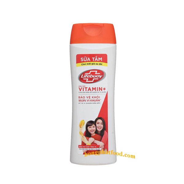 107LFB LIFEBUOY sữa tắm bảo vệ vượt trội 350g (1+thẻ cào)/24 bộ