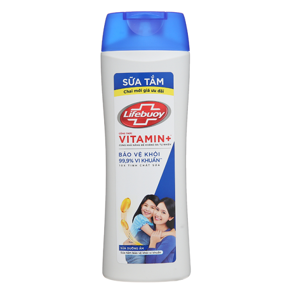 107LFB LIFEBUOY sữa tắm chăm sóc da 350g (1+thẻ cào)/24 bộ
