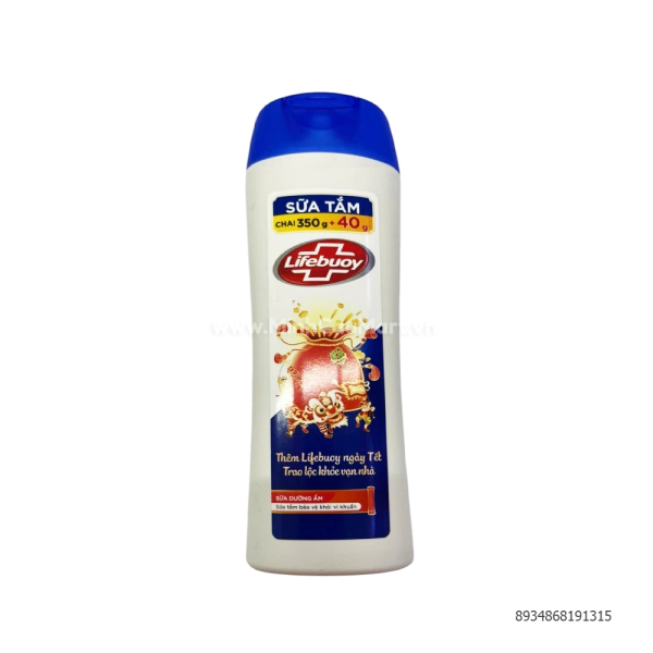 107LFB LIFEBUOY Sữa Tắm Sữa Dưỡng Ẩm Tết 390G/24 Chai