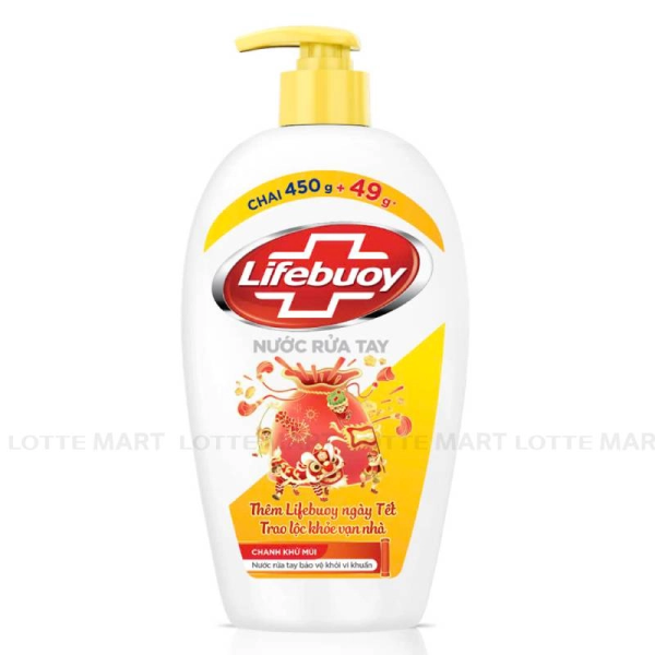 107LFB LIFEBUOY NRT Chanh Khử Mùi Tết 499g/12 chai