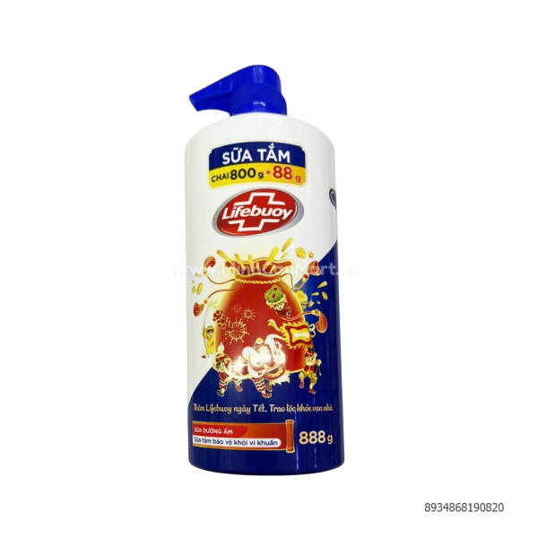 107LFB LIFEBUOY Sữa Tắm Sữa Dưỡng Ẩm Tết 888/12 Chai