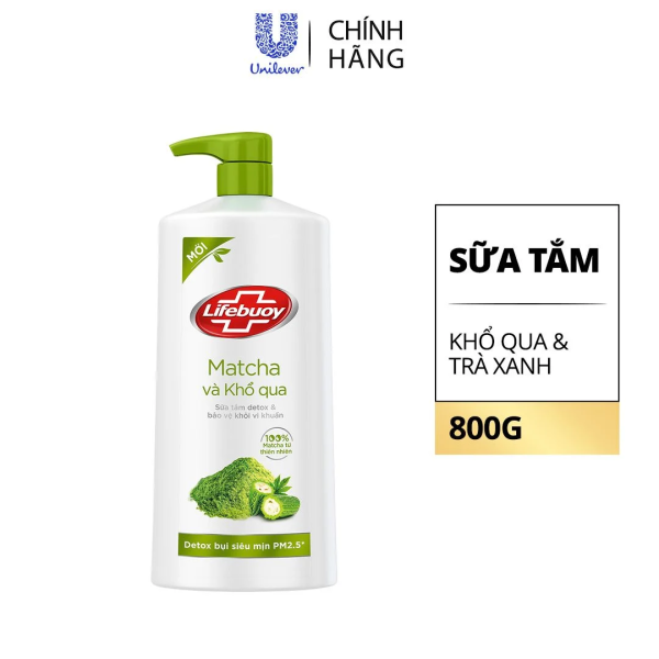 107LFB Sữa Tắm Trà Xanh Khổ Qua 800G/12-Chai