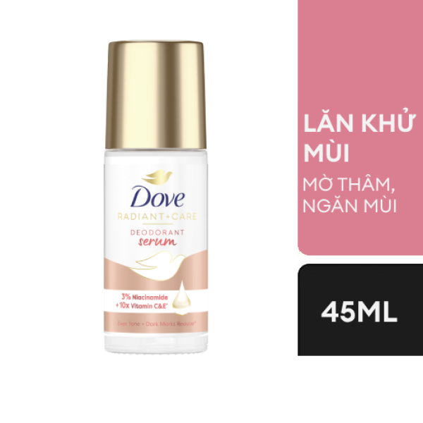 108DOVE Nữ Lăn Khử Mùi T.Chất Sáng Da NIA + Vitc&e 45ml/24 chai