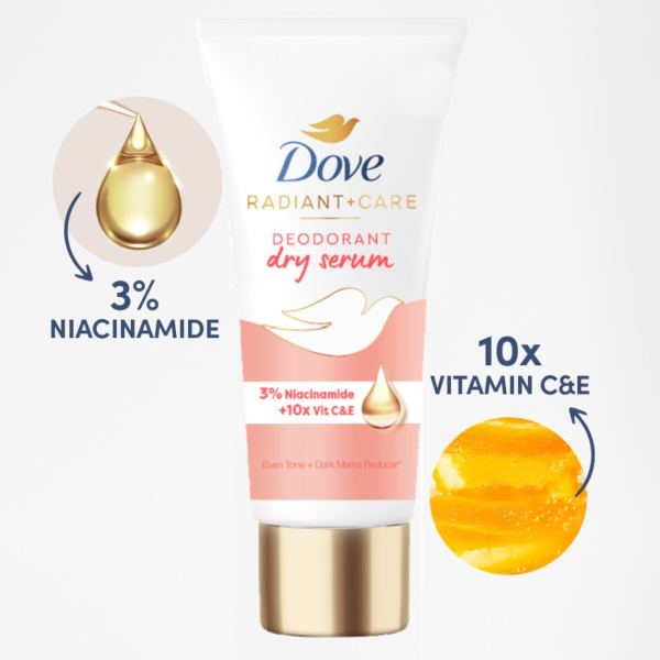 108DOVE Nữ Tinh Chất Sáng Da NIA + Vitc&e 40ml/24 tuýp