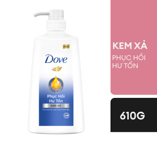 108DOVE Kem xả phục hồi hư tổn 610g/8 chai