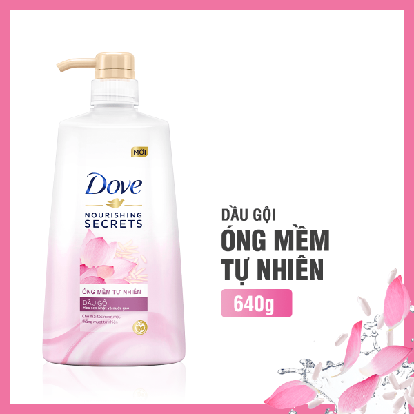 108Dove dầu gội óng mềm tự nhiên 640g/8 chai