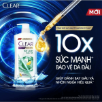109CLEAR dầu gội mát lạnh bạc hà 630g/8-Chai