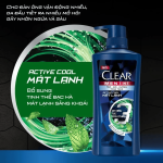 109CLEAR dầu gội nam 3in1 mát lạnh 630g/8-Chai