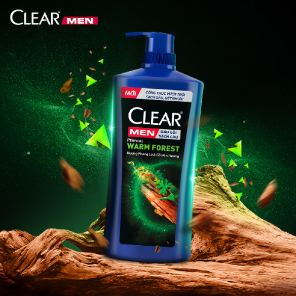 109CLEAR MEN DG SạchGàu Hương Nước Hoa Gỗ & Phong Lữ 840g/8Chai