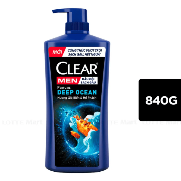 109CLEAR MEN DG SạchGàu Hương Nước Hoa Biển&Hổ Phách 840g/8Chai