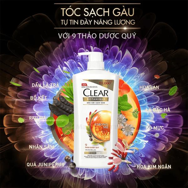 109Clear dầu gội thảo dược 900g/8-Chai