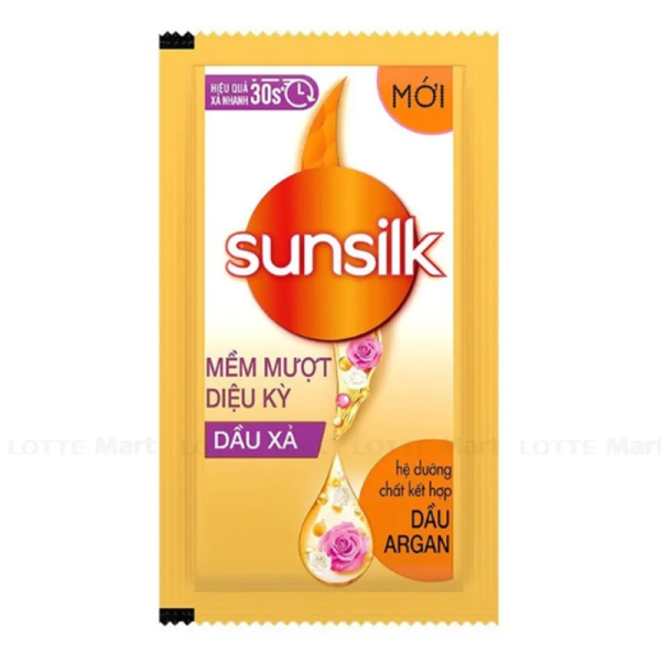 111SSK SUNSILK Dầu Xả Mềm Mượt Diệu Kỳ (Vàng) 6gx10/84 Dây