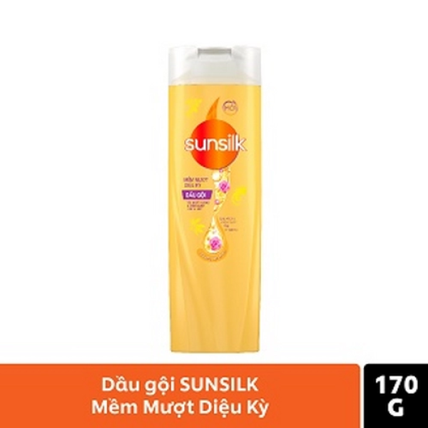 111SUNSILK Dầu Gội Mềm Mượt Diệu Kỳ (Vàng) 170g/36-Chai