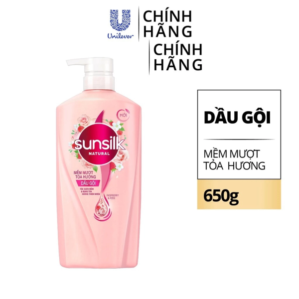 111SUNSILK Dầu Gội Mềm Mượt Tỏa Hương 650g/8-Chai