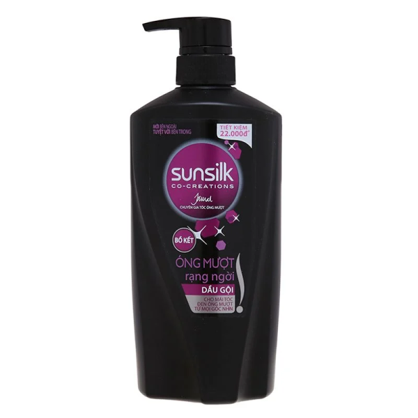 111SUNSILK Dầu Gội Óng Mượt Rạng Ngời (Đen) 900g/8-Chai