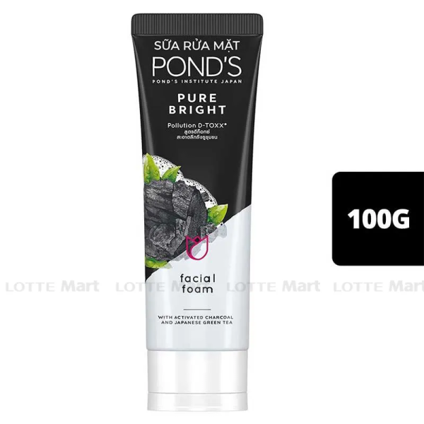 112PONDS Sữa Rửa Mặt Sáng Da 100G (1+ VASELINE 70ml)/24 Bộ