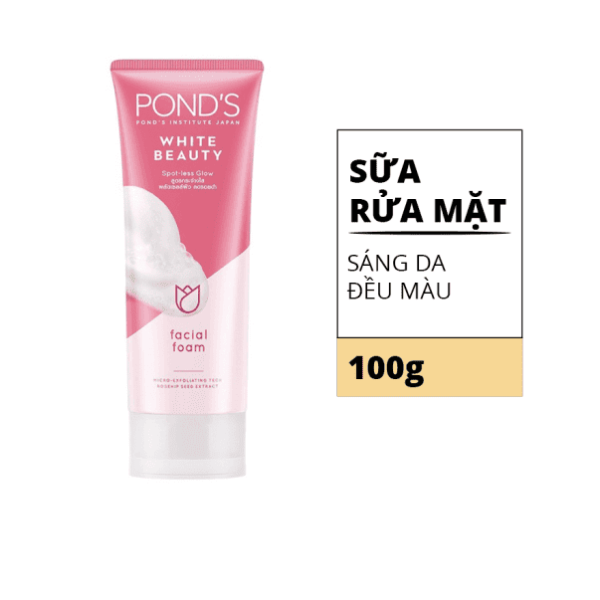 112PONDS Sữa Rửa Mặt Sáng Da 100g khay 3/8 Khay