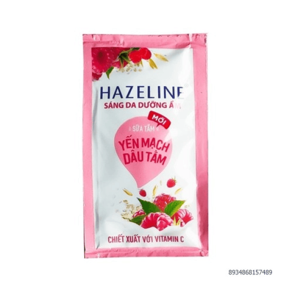 113HAZELINE Sữa Tắm yến mạch dâu tằm 6gx12/84 Dây