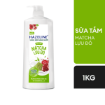 113HAZELINE Sữa Tắm Matcha Lựu Đỏ (Xanh) 1kg/12-Chai