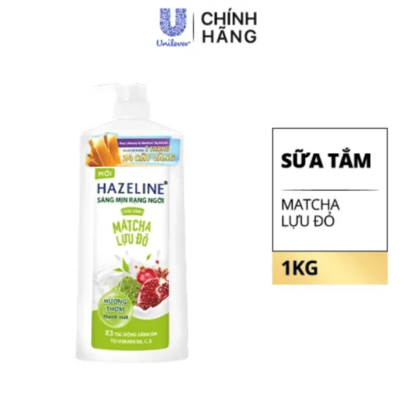 113HA HAZELINE ST Matcha Lựu Đỏ 1kg (1+thẻ cào)/12 bộ