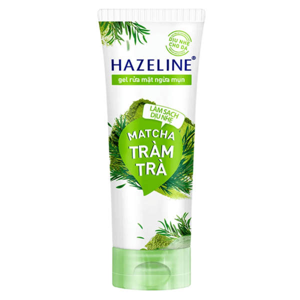 113HA HAZELINE Gel Rửa Mặt Tràm Trà Rau Má 100g khay 3/8 Khay