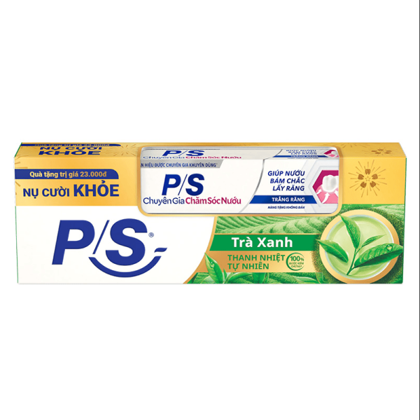 315P/S KĐR Trà Xanh 180g(1+1 CS Nướu T.Răng 30g)/24 bộ