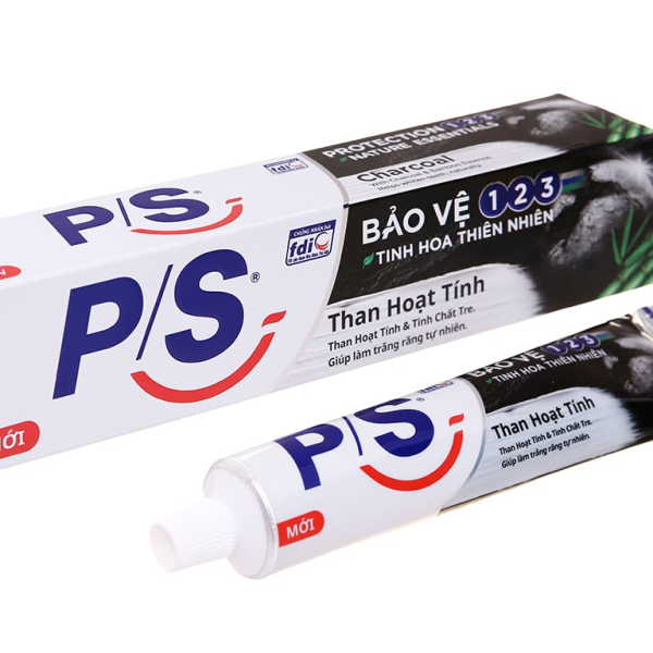 315P/S KĐR TRẮNG RĂNG THAN HOẠT TÍNH & TRE 180G/36-ống