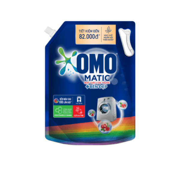 101OMO Nước Giặt MG Cửa Trước Giữ Màu 3.6kg/4 túi