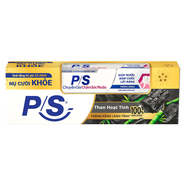 315P/S KĐR Than Hoạt Tính 230g(1+1 CS Nướu T.Răng 30g)/24 bộ