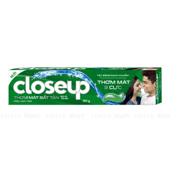 316CUP CLOSEUP KĐR Bạc Hà Thơm Mát 180g/36 ống