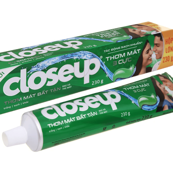 316CUP CLOSEUP KĐR Bạc Hà Thơm Mát 230g/36 ống